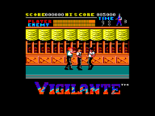 Vigilante screenshot 2 for Amstrad CPC